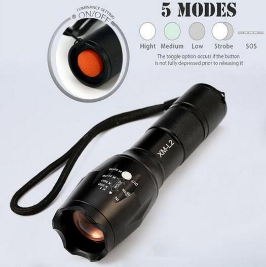 Zoom Led Flashlight - Yahko Merchandise